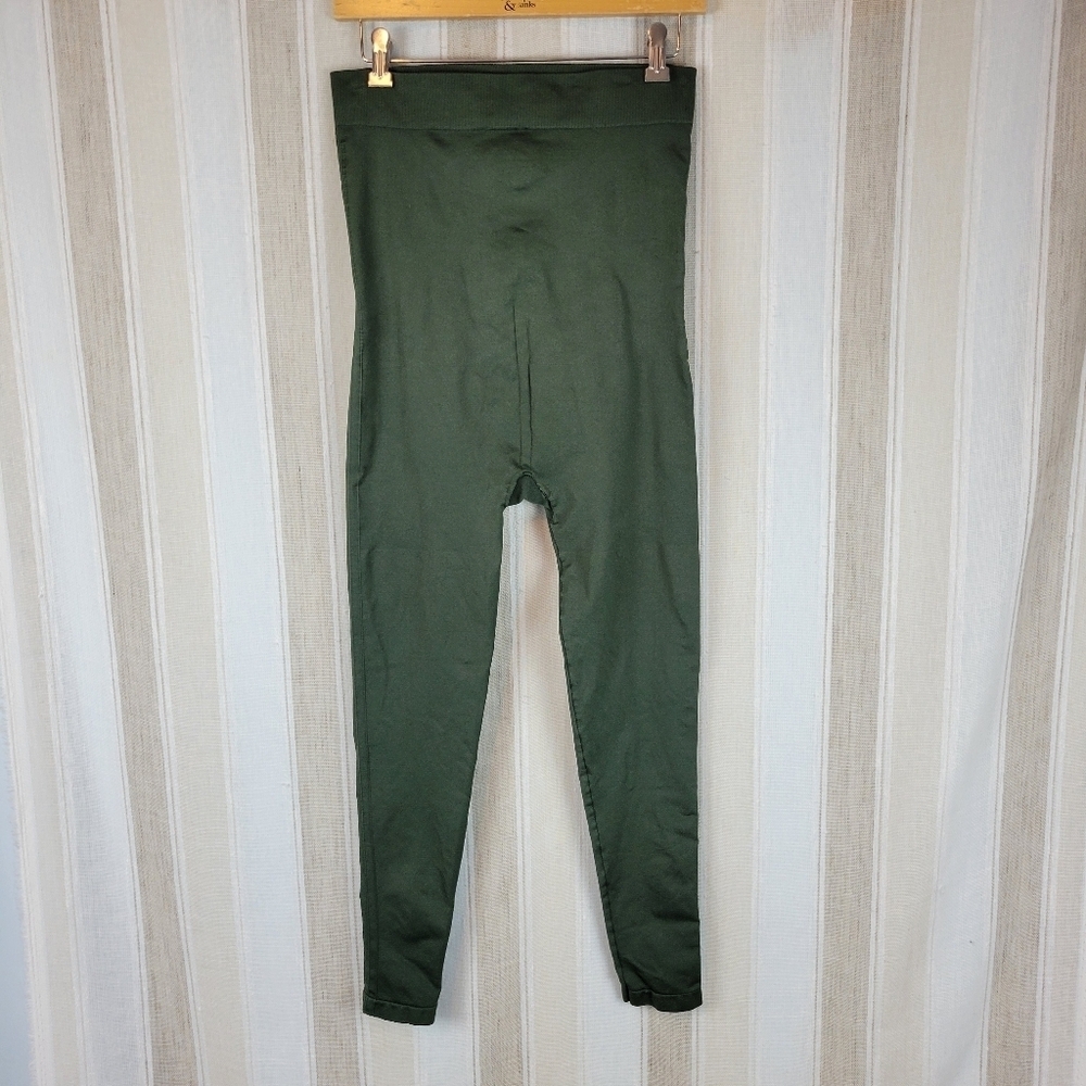 BLANQI Olive Green Maternity Leggings - Picture 10 of 11